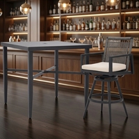 Meubles de patio d'extérieur, ensemble de canapés de luxe, meubles de jardin d'extérieur, ensemble de table à manger, ensemble de table et chaises de bar, chaise à bascule d'extérieur