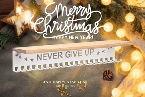 Cadre <span class=keywords><strong>de</strong></span> présentation <span class=keywords><strong>de</strong></span> trophées et médailles en bois, cadre <span class=keywords><strong>de</strong></span> trophée en métal avec crochet, grand panneau <span class=keywords><strong>de</strong></span> trophées en <span class=keywords><strong>bambou</strong></span> massif amélioré, médailles murales - Product Image 4