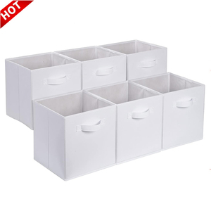 Hot Sales China Multipurpose <strong>13</strong> Inch Fabric Box Organizer Collapsible <strong>Storage</strong> <strong>Cube</strong> <strong>Bins</strong> for Toys Closet Shelves - Product Image 1