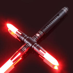 Yanqing Black Lotus Crossguard Lightsaber - Duel-Ready Metal Wars Espada láser para conectar y combatir - Product Image 1