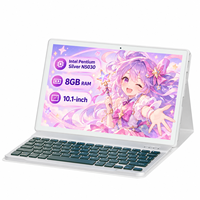Tablette PC tactile 2-en-1 10,1 pouces Intel N5030 8 Go 128 Go SSD Windows 11 avec support clavier gratuit – Mini-ordinateur portable en gros