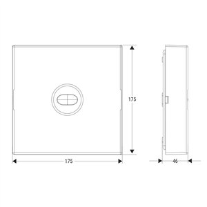 Faretto di Emergenza 16,5 Cm Larghezza 24 Cm Profondità 31 Cm Altezza Per Montaggio a Soffitto - Product Image 2