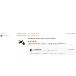 Sur Ron Nuevo Stock Ultra Bee 74V 55Ah off Road Motocicleta Eléctrica 12.5KW Todo Terreno Moto Surron - Product Image 2