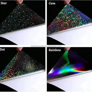 Feuilles de rouleaux de <span class=keywords><strong>film</strong></span> de stratification à froid laser holographique <span class=keywords><strong>Film</strong></span> de stratification transparent auto-adhésif - Product Image 2