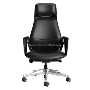 2023 new design Foshan premium leather boss chair multifuncion swivel superviseur chaises for meetingroom comfy executive chair