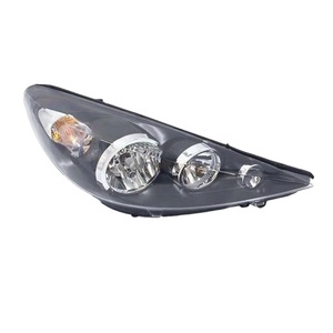 ใช้ได้กับ Peugeot 207 T31 รุ่นปี 08-13 ไฟหน้าพื้นหลังสีดำ L:6204CH R:6205CG - Product Image 1