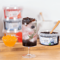 Harga Kompetitif Kualitas Unggul Bahan Baku Bola Tapioka Bubble Tea Vegan Bebas Susu Bebas Gluten Rasa Mangga Stroberi Blueberry