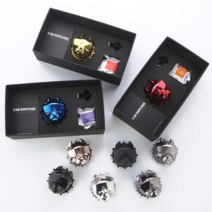 Venta caliente coche salida de aire perfume clip cabeza de perro aromaterapia coche decoración interior adornos moda <span class=keywords><strong>bulldog</strong></span> coche perfume - Product Image 4