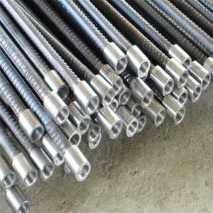 Acoplador de Barras de Refuerzo de Acero al Carbono de un Toque, Aleación de Zinc Pulida, Manguito de Empalme Mecánico Rápido - Product Image 2