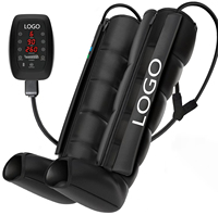 Bottes de compression des jambes pour le soulagement des douleurs musculaires et des douleurs par compression d'air Masseur de jambes