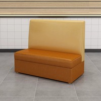 Muebles Comerciales Modernos de Madera Resistente, Juego de Mesa y Sillas para Restaurante, Sofá para Restaurante Comercial
