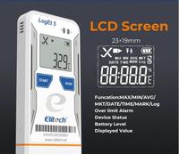 Registrador de Datos de Temperatura Digital USB, Sonda Externa de Acero Inoxidable, Registrador Reutilizable OEM Shadow Data, 32000 Puntos