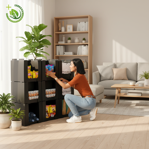 Contenedor de Almacenamiento Apilable de Correx para Ropa, con Apertura Frontal, para Guardar Ropa en <span class=keywords><strong>el</strong></span> Hogar o en Almacenes - Product Image 2