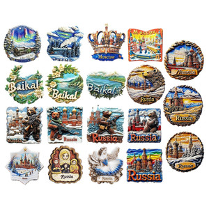 Imanes de Resina 3D de Asia, Rusia, <span class=keywords><strong>Murmansk</strong></span>, Baikal, Recuerdo Turístico, Adhesivo para Refrigerador, Artesanía, Regalo, Decoración - Product Image 1