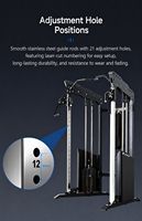 TBFIT Système d'entraînement multifonctionnel à câble pour la musculation, usage domestique et commercial, avec fonctions Lat Pulldown et Chest Fly