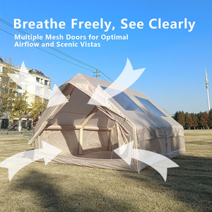 Carpa <span class=keywords><strong>de</strong></span> Aire Tipo Extendido Resistente al Agua con Apertura Automática Rápida, Carpa Inflable con Cubierta Inflable - Product Image 3