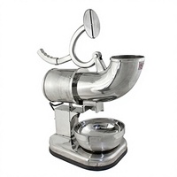 Broyeur à glace électrique en acier inoxydable personnalisé OEM, commande semi-automatique, verrou de sécurité pour usage commercial