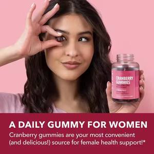 Oem Probiotica Voor Vrouwen Gummies <span class=keywords><strong>1</strong></span> Miljard Cfu Probiotica Met Cranberry Gummies Vrouwen Gezondheidsondersteuning - Product Image 2