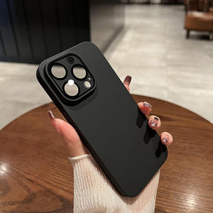 Coque de téléphone à texture mate pour iPhone 16 Pro Max, coque de protection anti-chute intégrale pour iPhone 15 - Product Image 3