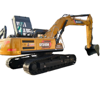 Excavator Crawler SANY SY365H 36 Ton Bekas Siap Ekspor, Katup Hidrolik Asli, Operasi Stabil, Pengiriman Global, Mesin Penggali SY365