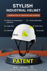 ANT5PPE Nouveau design breveté CE ANSI <span class=keywords><strong>Casque</strong></span> <span class=keywords><strong>de</strong></span> <span class=keywords><strong>sécurité</strong></span> en ABS léger à la mode avec bouches d'aération - Product Image 3