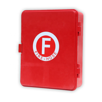 Boîte de fibre de verre pressée par machine extérieure GH01-M2 pour le stockage de tuyau d'incendie avec la bobine d'acier inoxydable dans GRP 23 "x18 1/2" x6.7"