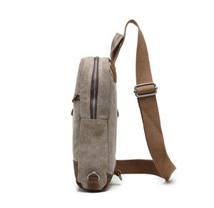 Bolsa de Lona Multifuncional Retro para Hombre, Mochila de Gran Capacidad para Exteriores, Bolsa de Pecho Moderna, Bolsa de Mensajero - Product Image 4