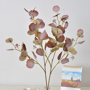 Fleurs Artificielles 3D Effet Naturel Feuilles d'Eucalyptus – Lot Multiples Pièces – Fleurs en Soie Haute Simulation – Décoration Florale – Bouquet de Mariage - Product Image 3