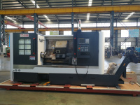 Mesin Bubut Miring Berkualitas Tinggi Tugas Berat TC4555 Buatan Cina TC4558 Pusat Pembubutan CNC