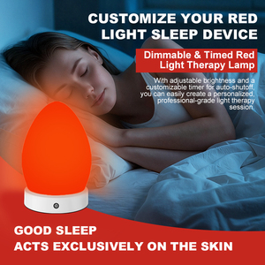 Red <strong>Light</strong> Device Customizable <strong>Timer</strong> for Daily Skin and Sleep Routine Sad Lamp Therapy - Product Image 4