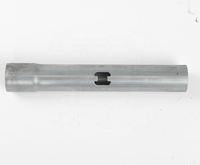 Tuyau en acier galvanisé pour ligne d'alimentation 3m 12 trous 15 trous Système de sol pour élevage avicole Ligne d'alimentation Tuyau D45mm