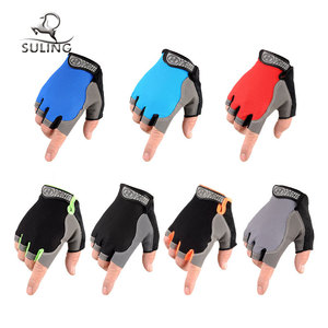 ODM OEM medio dedo ciclismo bike/bicicleta de carreras transpirable anti-deslizamiento guante deportivo - Product Image 2