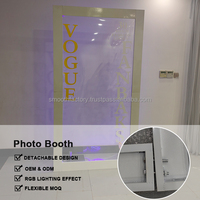 Support de fond photo LED RVB lisse, cadre en métal Vogue pour événements et fêtes, décorations de mariage avec des idées créatives
