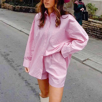 Nouveau jogging de sport personnalisé pour femmes à la mode d'automne avec impression de t-shirts amples à manches longues et de pantalons en deux pièces/