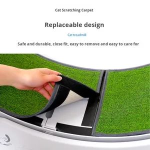 Moderno respetuoso con el medio ambiente silencioso gato perro rueda para correr transfronterizo <span class=keywords><strong>Fitness</strong></span> ejercicio escalada marco gato juguete cinta de correr hecha a máquina mascota - Product Image 4