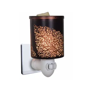 Leaf Art Craft Aroma Wax Burner Wall Plug in Wax Warmer Electric Wax Melt Warmer for Fragrance Oil Warmer Night Light