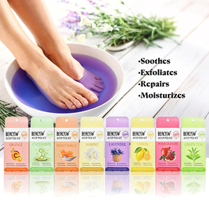 Sal de Baño <span class=keywords><strong>Mineral</strong></span> natural para pies, 4 pasos, 4 Uds., juego de cuidado de los pies, kit de pedicura, remojo de spa para pies - Product Image 1
