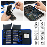 Kit d'outils de réparation professionnel 140-en-1 avec tournevis Torx magnétique de précision en acier et alliage d'aluminium pour iPhone et tablette