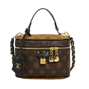 Sac à main de luxe <span class=keywords><strong>Lou</strong></span> pour femme, nouveau modèle 2026, imprimé vintage, sac à chaîne, sac boîte, sac polyvalent, sac à bandoulière tendance - Product Image 5