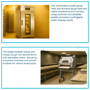 Línea Completa de Equipos de Panadería para la Producción de Pan Árabe y Simit con Horno y Sistemas de Mezcla Totalmente Integrados - Product Image 3