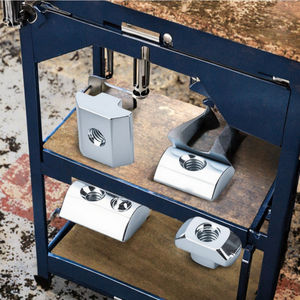 Profil de cadre, écrous à rainure en T carrés, M4 M5 M6 M8, laiton zingué, ressort, fabricant, personnalisé, automobile - Product Image 3