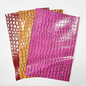 उच्च ऊँची एड़ी के जूते के लिए दर्पण सतह वार्निश चमड़े महिलाओं के बैग साँप त्वचा सिंथेटिक चमड़े - Product Image 6