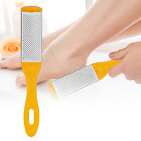 Premium Naturel Jaune Double Face Pied Râpe Pédicure Pied Lime En Gros Callus Remover Pied Lime À Ongles