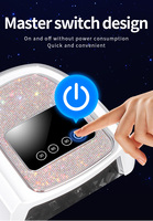 Lámpara de Uñas LED UV con Batería Recargable, Uso Inalámbrico y Pantalla de Diamante, Funciona con Todas las Marcas de Esmalte en Gel