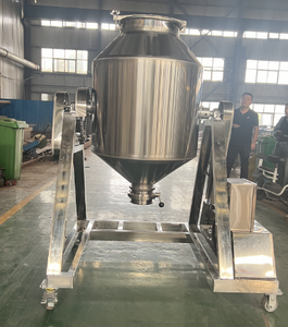 Miscelatore a Tamburo Rotante Verticale in Acciaio Inox per Prodotti Chimici, Tè, Ingredienti Secchi, Spezie, Polveri Alimentari e Detersivi in Offerta Speciale - Product Image 1