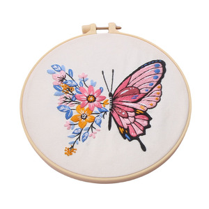 Kit de Broderie Point de Croix Personnalisé Papillon Coloré – Kit de Broderie à la Main pour Débutants, Amateurs d'Artisanat, Kit de Point de Croix au Poinçon – Cadeaux pour Fêtes et Festivals - Product Image 4