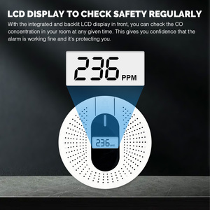 10 năm co cảm biến khí hệ thống xách tay không dây 2in 1 quang điện Standalone Cháy Khói và co <span class=keywords><strong>Detector</strong></span> báo động - Product Image 3
