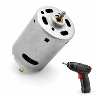 Perceuse électrique servo, tournevis électrique, mini moteur à courant continu à balais, utilisation domestique, haute vitesse 4750-17000 tr/min, couple élevé