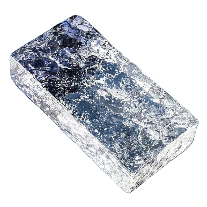 Ultra clear Transparent square Solid Ice