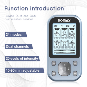Appareil de massage filaire Portable, électrodes de soulagement de la douleur du corps, du dos, du cou, <span class=keywords><strong>unit</strong></span>é <span class=keywords><strong>Tens</strong></span> - Product Image 4